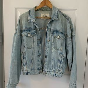 Elasticized Waist Zara Denim Jacket